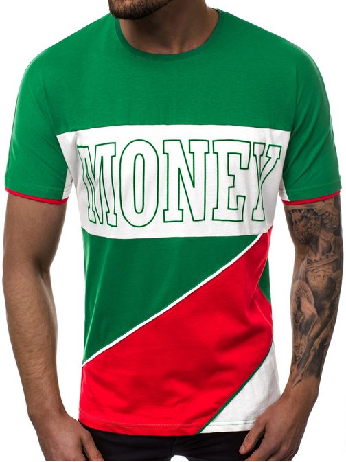 MONEY zelené tričko  B/40110