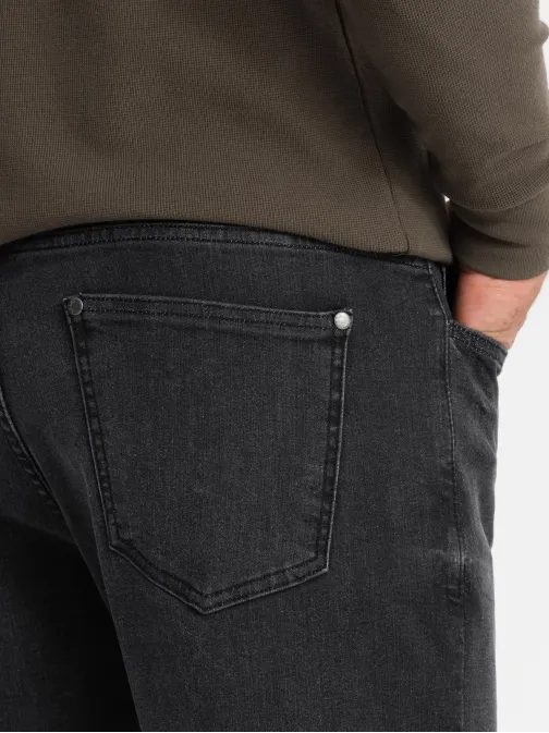 Trendy černé pánské džíny V3 PADP-0161