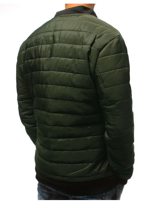 Stylová bomber bunda zelená