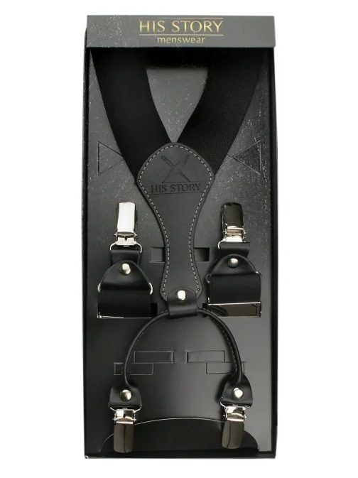 Elegantní pánské černé šle