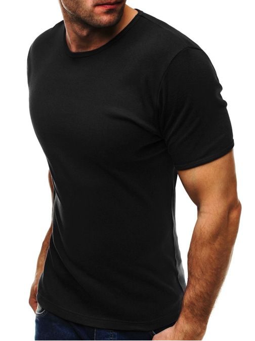 JEEL Jednoduché černé moderní tričko 2112