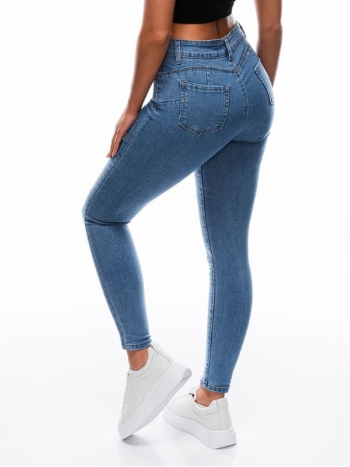 Modré dámské módní džíny PLR169