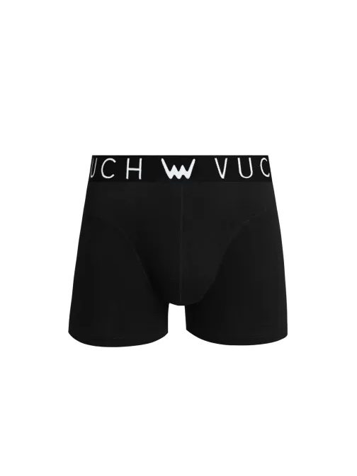 Jednoduché černé boxerky Shaun