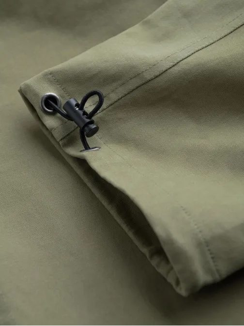 Olivové sportovní kalhoty pro muže v2 om-pacg-0196