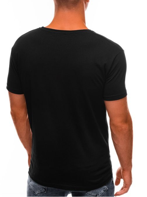 Moderní černé tričko Denim S1485