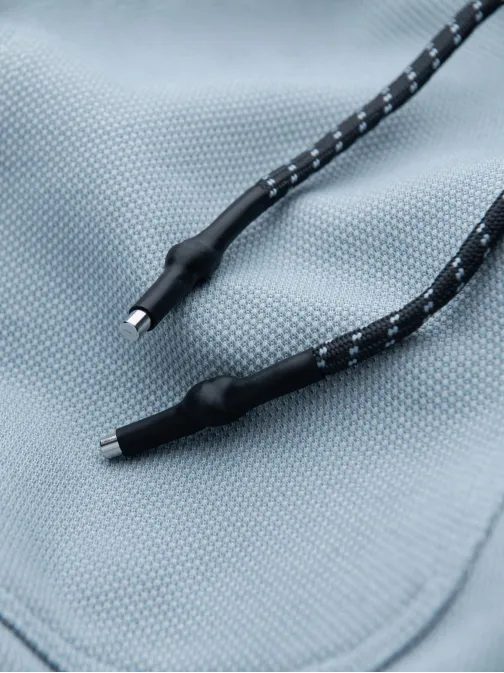 Trendy světle modré pletené tepláky V4 PASK-0211