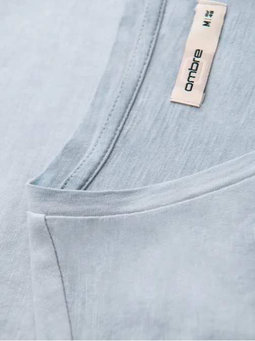 Šedé pánské tričko se sepraným vzorem V8 TSWT-0242