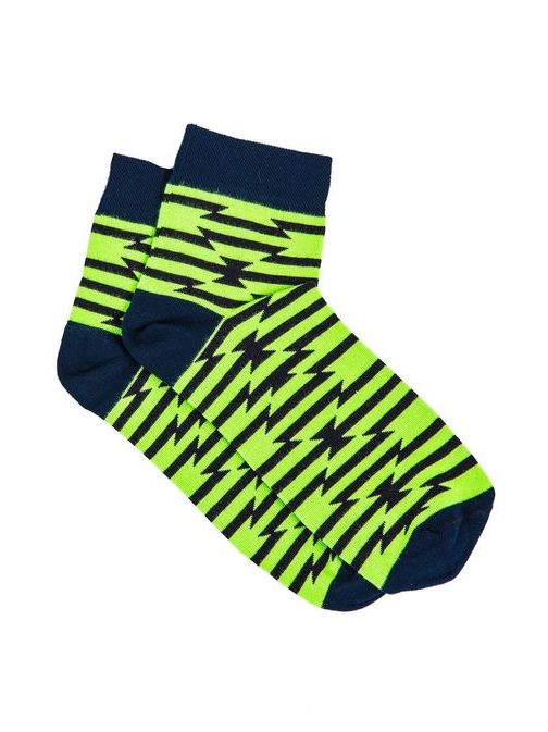 Zelené botaskové ponožky se vzorem U13