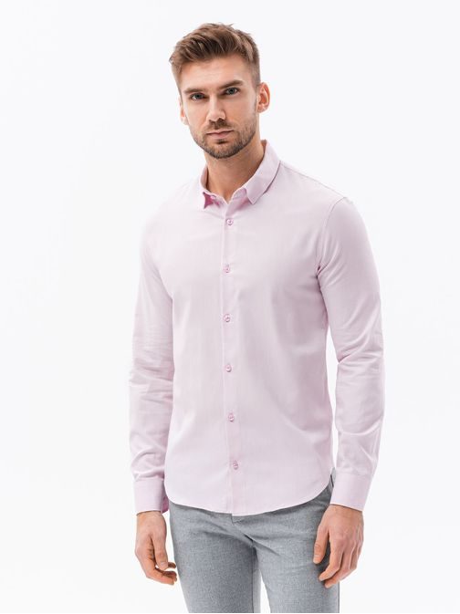 Atraktivní růžová košile V13 K642