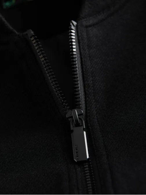 Černá bomber mikina pro pány V1 OM-JANP-0159