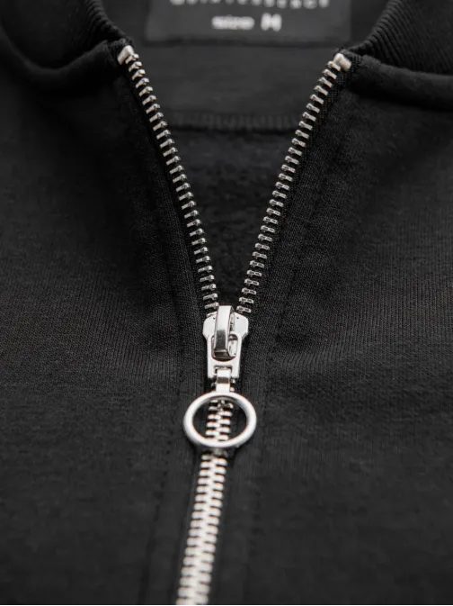 Zajímavá černá bomber mikina V5 SSZP-0215