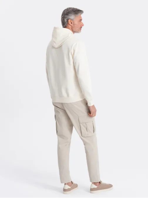 Nadčasová krémová mikina V11 SSBN-0177