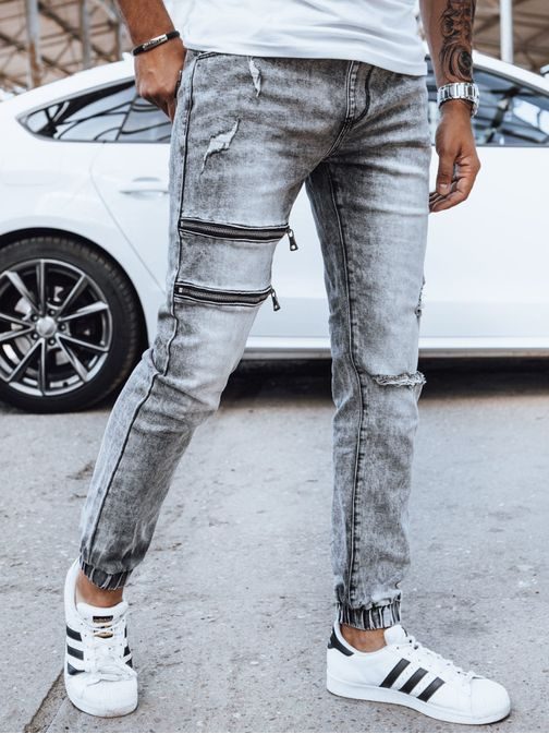 Šedé jogger v moderním stylu