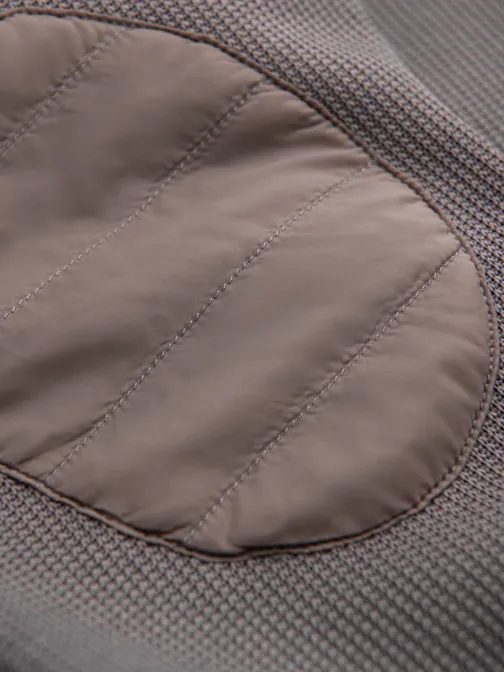 Trendy popelavá bomber bunda V2 JANP-0154