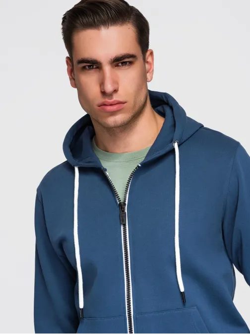 Pánská tmavě modrá mikina na zip V4 SSBZ-0272