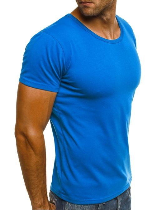 Moderní velmi stylové pánské modré tričko J. STYLE 712006