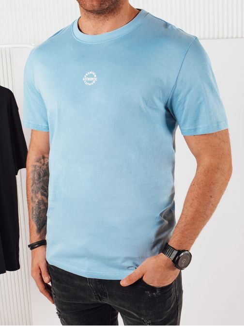 Trendy blankytně modré tričko s potiskem