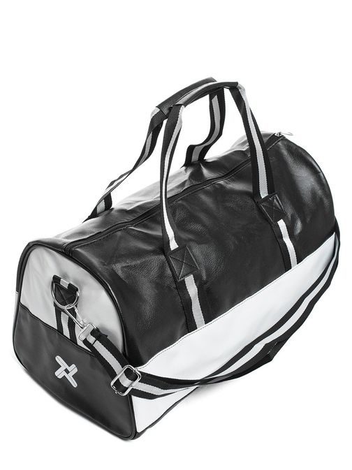 Sportovní taška černobílá L/8445