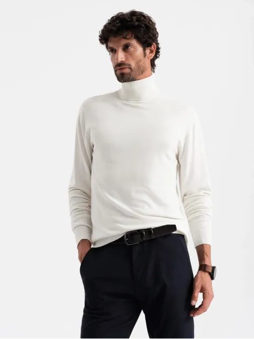 Atraktivní ecru rolák V3 SWTN-0101