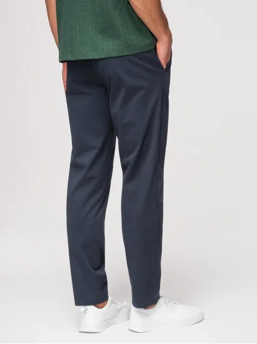 Pánské tmavě modré chinos kalhoty V4 PACP-0293