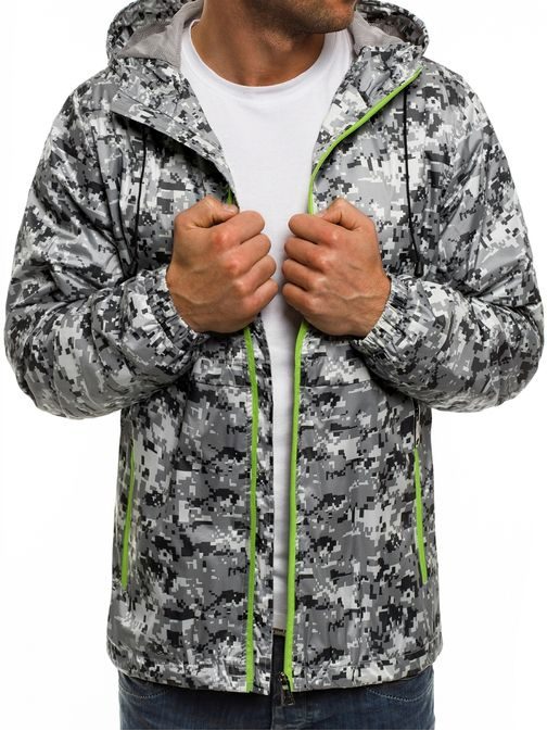 Pohodlná pánská bunda v šedé barvě J.BOYZ 8006K