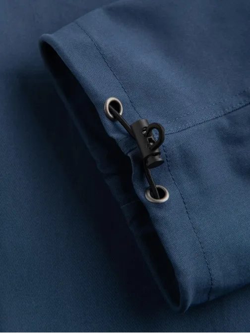 Tmavě modré pánské sportovní kalhoty v4 om-pacg-0196