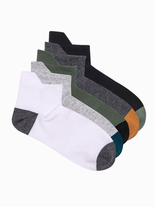 Barevný mix bavlněných ponožek U210 (5 ks)