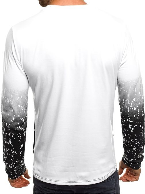 Bílo-černé moderní tričko J.STYLE SX075