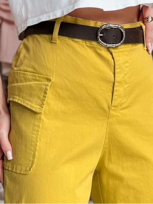 Dámské baggy kalhoty GOTRENDI žluté