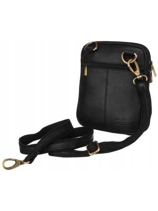 Praktická pánská taška přes rameno v černé barvě