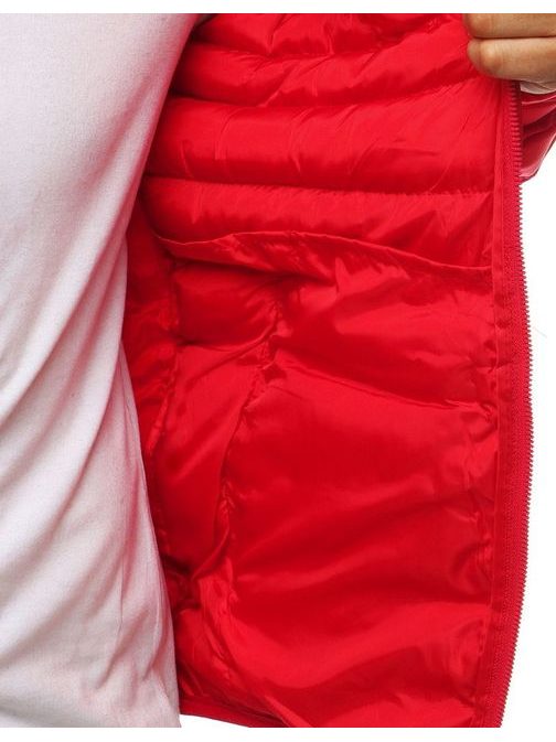 Přechodná červená pánská bunda