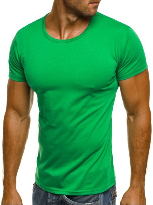 Jedinečné moderní zelené tričko J. STYLE 712006