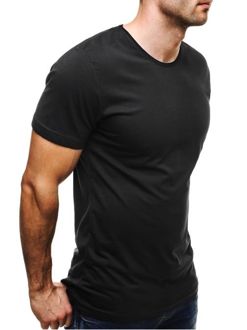 Černé pohodlné pánské tričko MADMEXT 1417