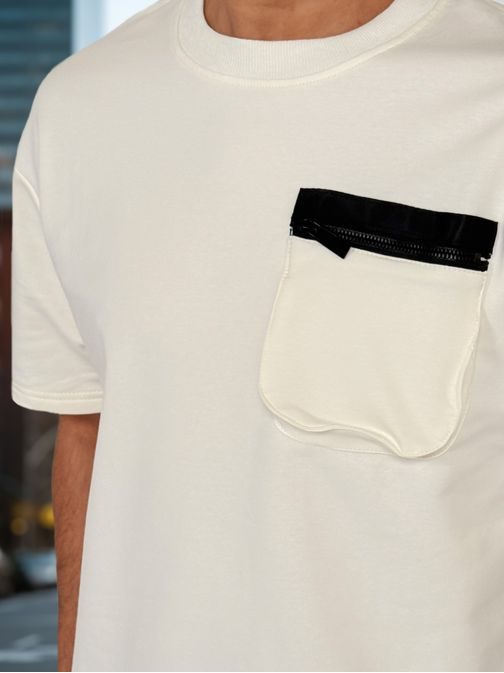 Jedinečná pánská souprava s kapsami v bílé barvě