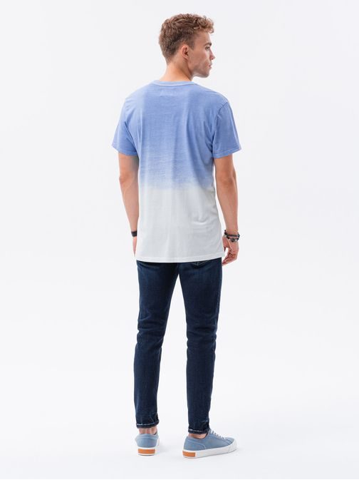 Originální stínové modré tričko S1624