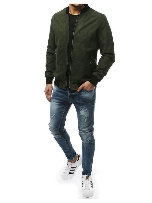 Stylová zelená bomber