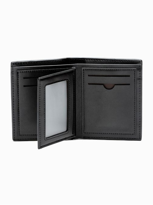 Zajímavá peněženka v černé barvě A626