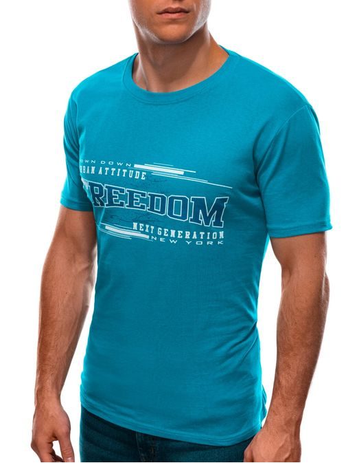 Modré bavlněné tričko Freedom S1586