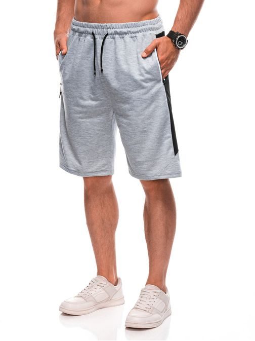 Šedé pánské kraťasy W520