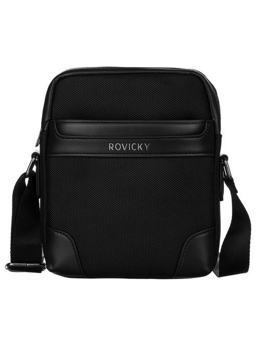 Praktická černá pánská taška přes rameno