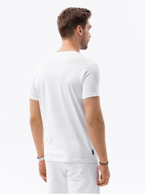 Trendy bílé tričko Paris S1434 V-6A