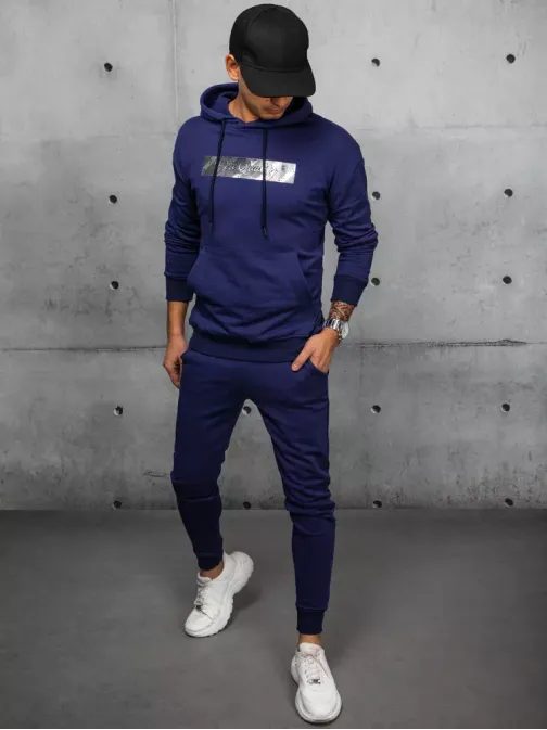 Granátová tepláková souprava s potiskem