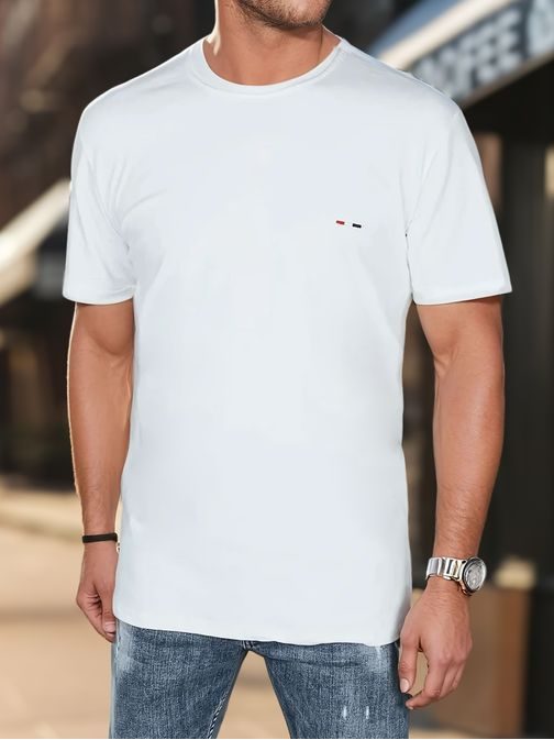 Trendy bílé tričko s krátkým rukávem a s logem