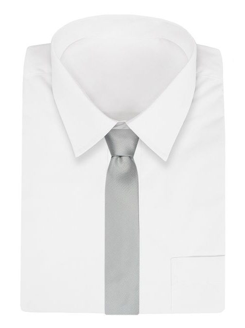Stříbrná pánská kravata