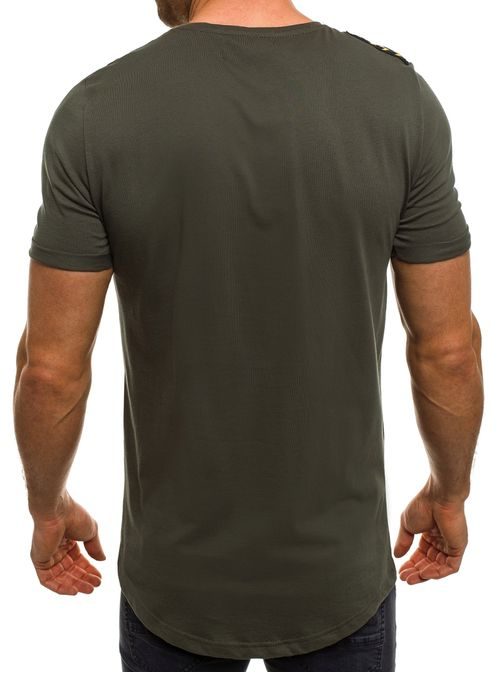 Zelené tričko s atraktivním vzorem BREEZY 541