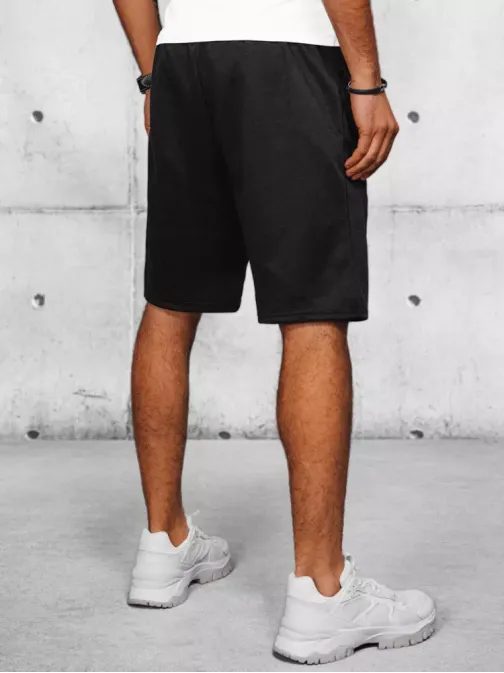 Pánské sportovní šortky na léto v černé barvě
