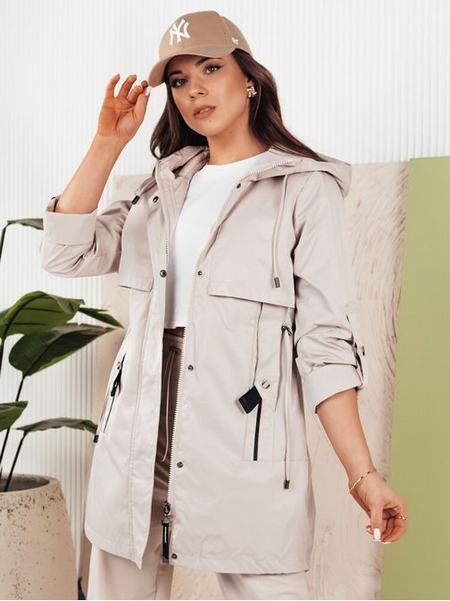 Módní šedá dámská parka Meroy