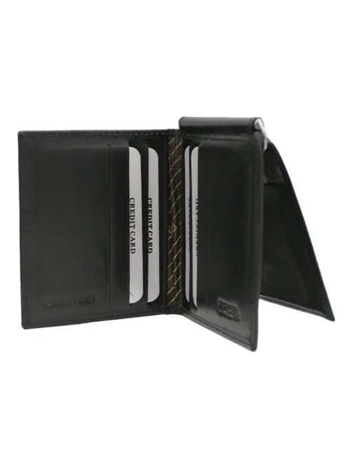 Černá minimalistická pánská peněženka