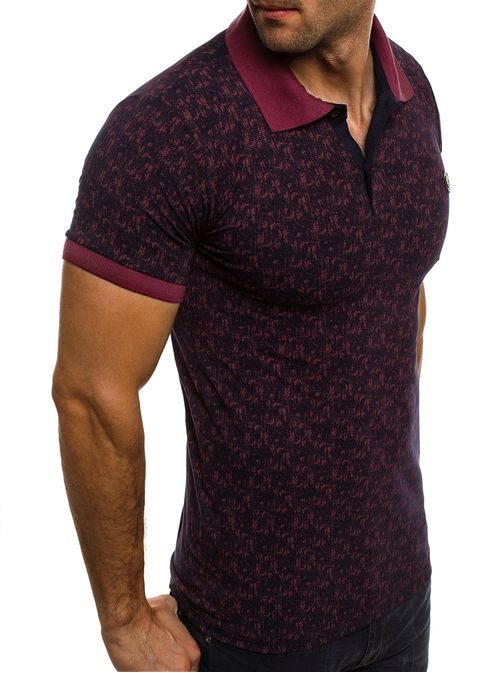 Moderní pánská bordó košile ZAZZONI 1095P