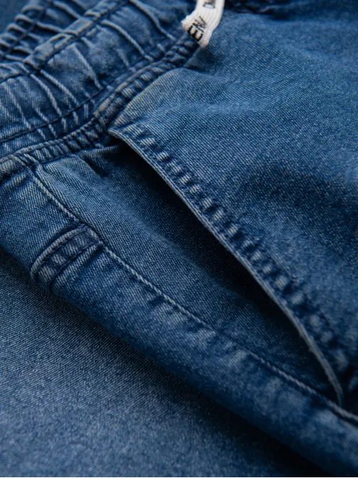 Jedinečné modré džínové joggers V2 PADJ-0267